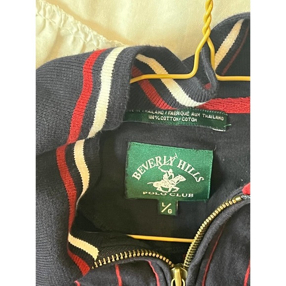 Beverly Hills Polo Club Long Sleeve Rugby Mens L - Picture 2 of 3
